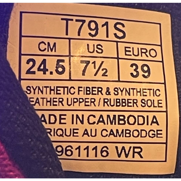 ASICS Women's Gray/Purple Stormer Running Sneakers Shoe Size 7.5 - Picture 9 of 9